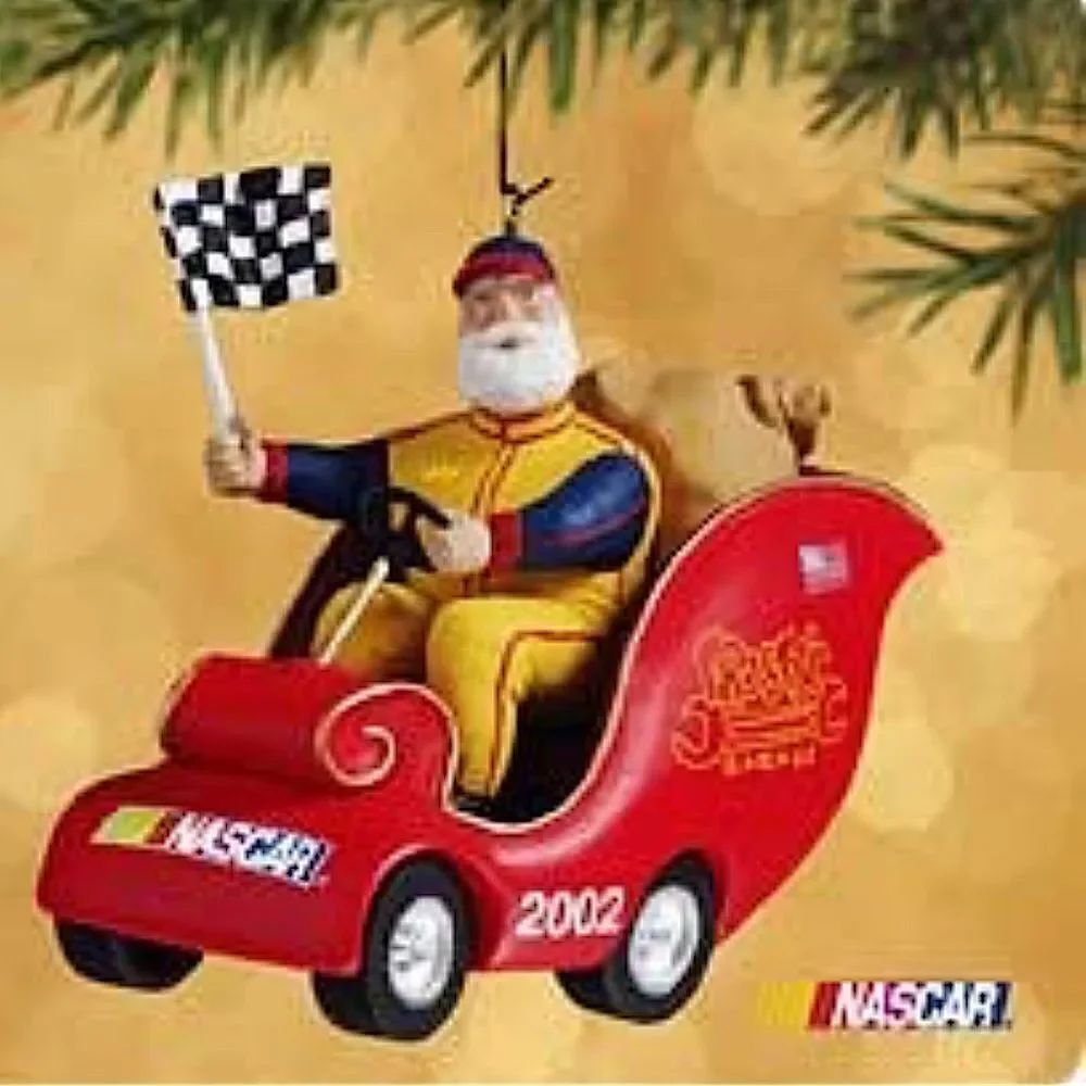Hallmark Keepsake Ornament: 2002 NASCAR Santa’s Racin’ Sleigh